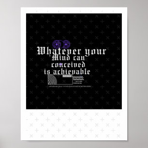 Affiche Concevez Atteindre Sticker