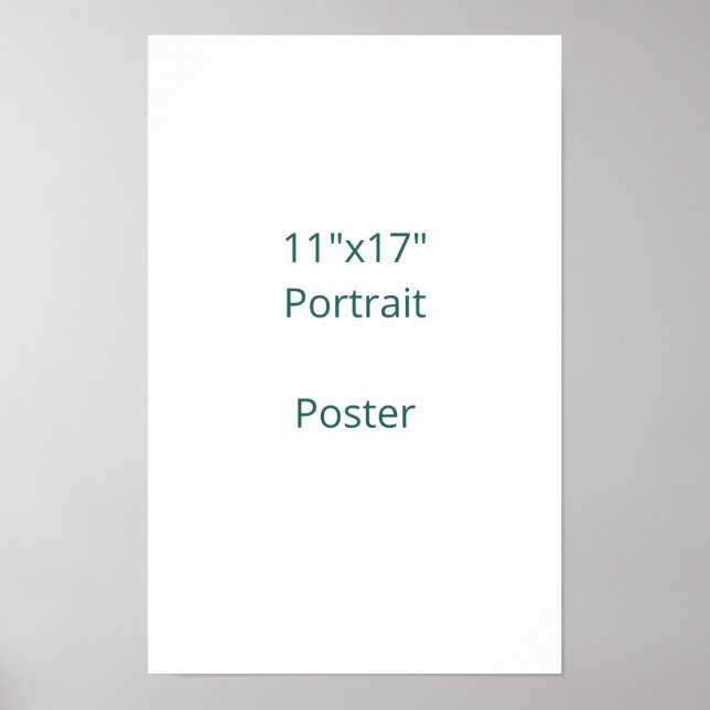 Affiche Concevez votre propre 11"x17" (Devant)