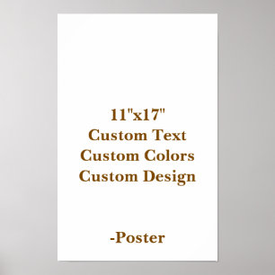 Affiche Concevez votre propre 11"x17" mat