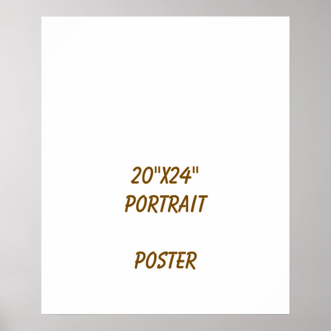 Affiche Concevez votre propre 20"x24" (Devant)