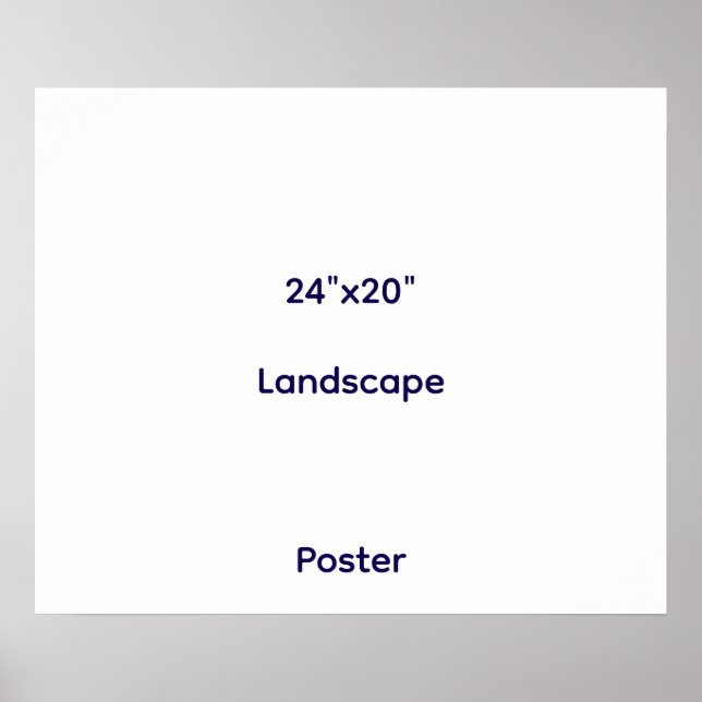 Affiche Concevez votre propre 24"x20" (Devant)