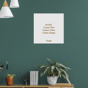 Affiche Concevez votre propre 24"x24" mat