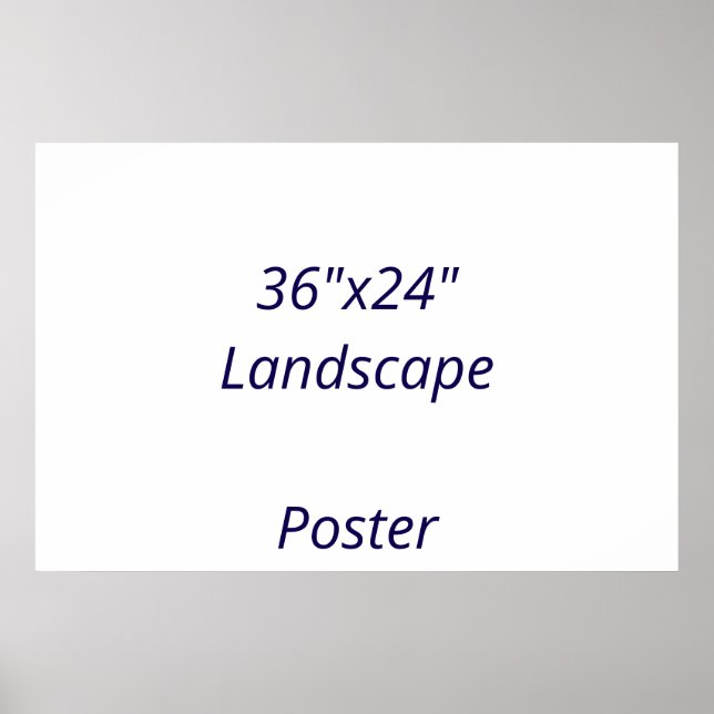 Affiche Concevez votre propre 36"x24" (Devant)