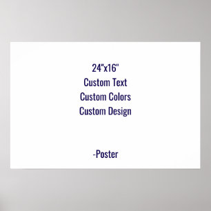 Affiche Concevez votre propre 61x40 cm mat