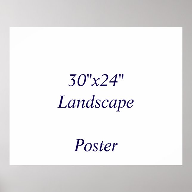 Affiche Concevez votre propre 76x61 cm (Devant)
