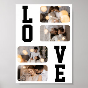 Affiche Concevez Votre Propre Collage De 4 Photos