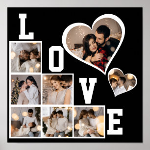 Affiche Concevez Votre Propre Collage de 8 Photos
