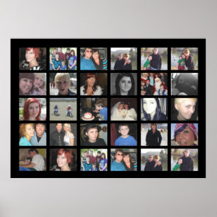 Affiche Concevez votre propre collage de photo d'Instagram
