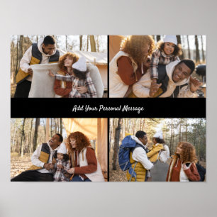 Affiche Concevez votre propre collection de 4 photos