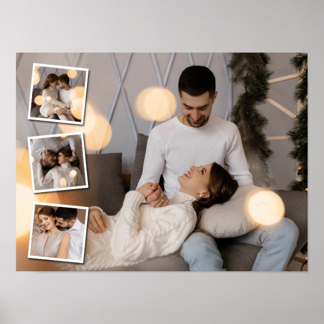 Affiche Concevez votre propre collection de 4 photos (Devant)