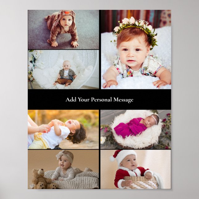 Affiche Concevez votre propre collection de 7 photos (Devant)