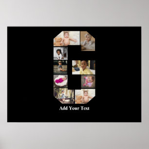 Affiche Concevez votre propre lettre G photo Collage