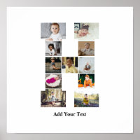 Concevez votre propre lettre H photo Collage