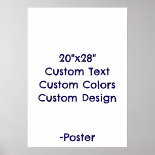 Affiche Concevez votre propre matte 20"x28"