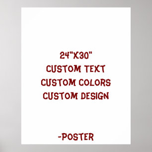 Affiche Concevez votre propre matte 61x76 cm