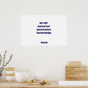 Affiche Concevez votre propre matte 76x51 cm