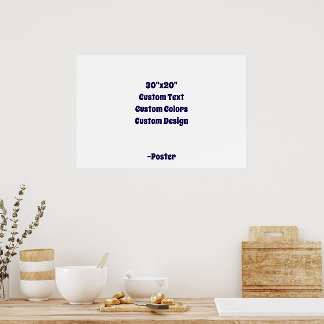 Affiche Concevez votre propre matte 76x51 cm (Cuisine)
