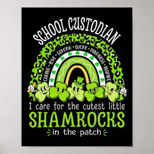 Affiche Concierge de l'école Shamrocks de la Saint-Patrick