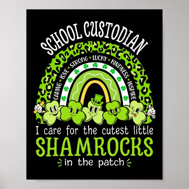 Affiche Concierge de l'école Shamrocks de la Saint-Patrick (Devant)