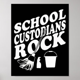 Affiche Concierges d'école rock Back To School - Appli Con