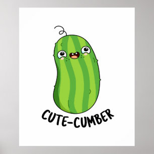 Affiche Concombre Funny Concomber Pun
