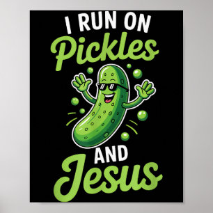 Affiche Concombre Pickle Drôle Je Rentre En Pickles Et Jés