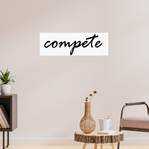 Affiche Concourir