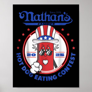 Affiche Concours 2025 drôle de Nathans Famous 2025 de mang