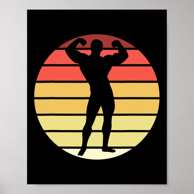 Affiche Concours de musculation Moteurs de levage Physiqu (Devant)