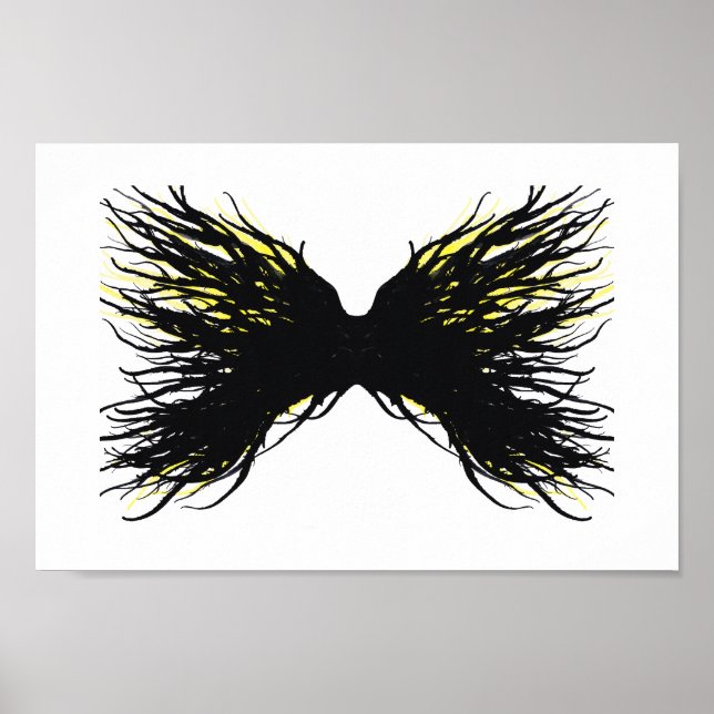 Affiche Concupiscence Abstrait 7 Péchés Capitaux Art à l'e (Devant)