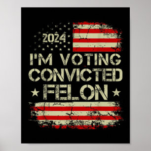 Affiche Condamné avec antécédents judiciaires 2024 10