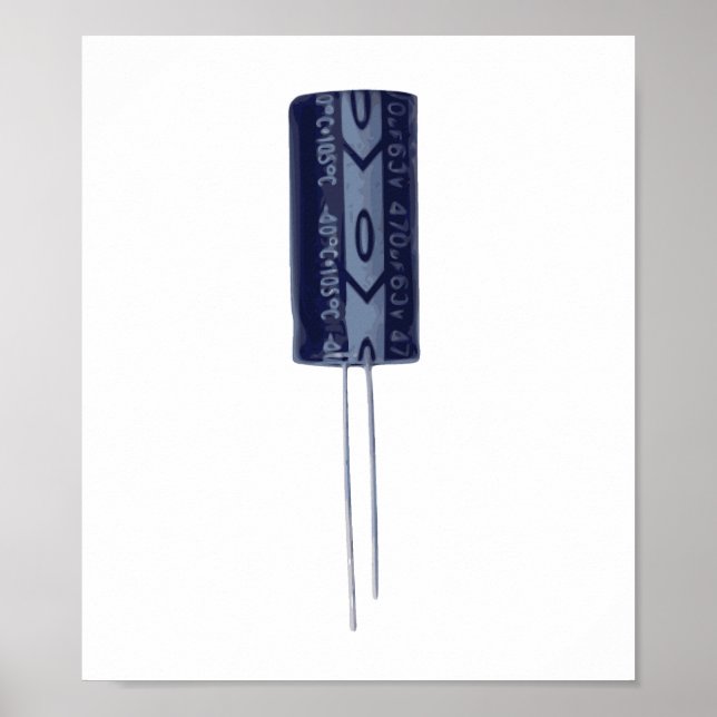 Affiche Condensateur électrolytique (Devant)