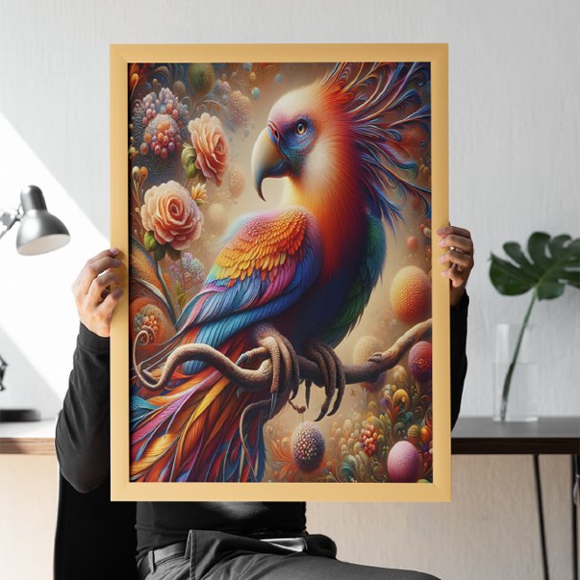 Affiche Condor Vibrant Perching Sur L'Arbre (Créateur téléchargé)