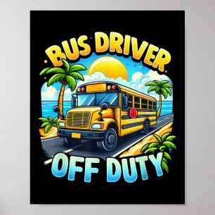 Affiche Conducteur De Bus Hors Service Bonjour Été Dernier