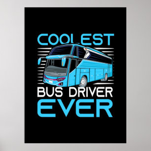 Affiche Conducteur de bus le plus froid jamais