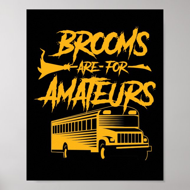 Affiche Conducteur De Bus Scolaire Chambres Pour Amateurs (Devant)
