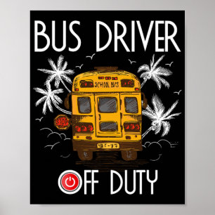 Affiche Conducteur Hors Service Dernier Jour De L'Été À L'