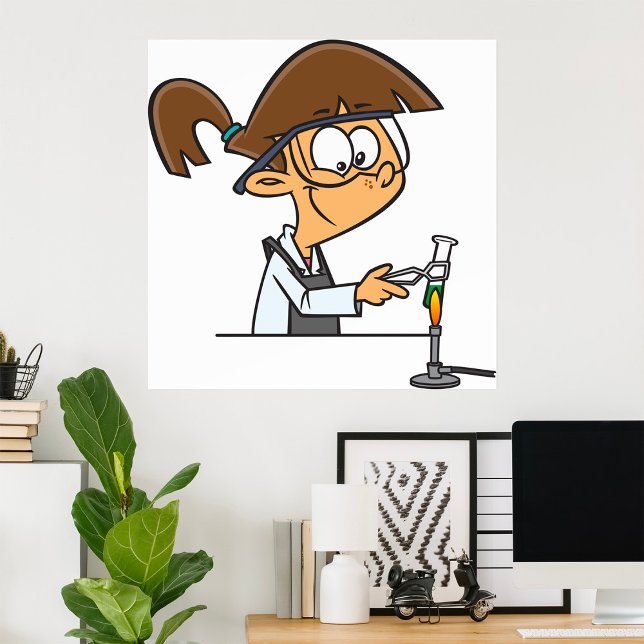 Affiche Conducting A Science Experiment (Créateur téléchargé)