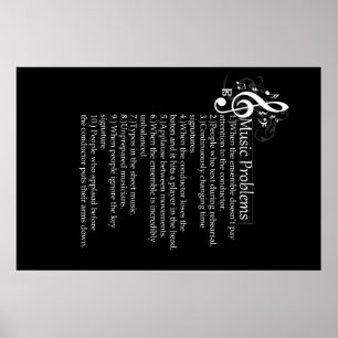 Affiche Conductor Problems List