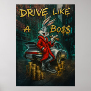 Affiche conduire comme un patron