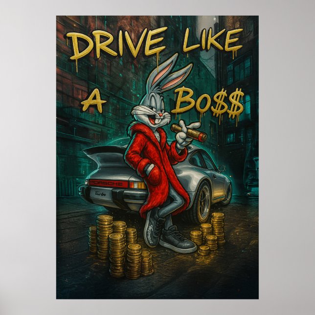 Affiche conduire comme un patron (Devant)