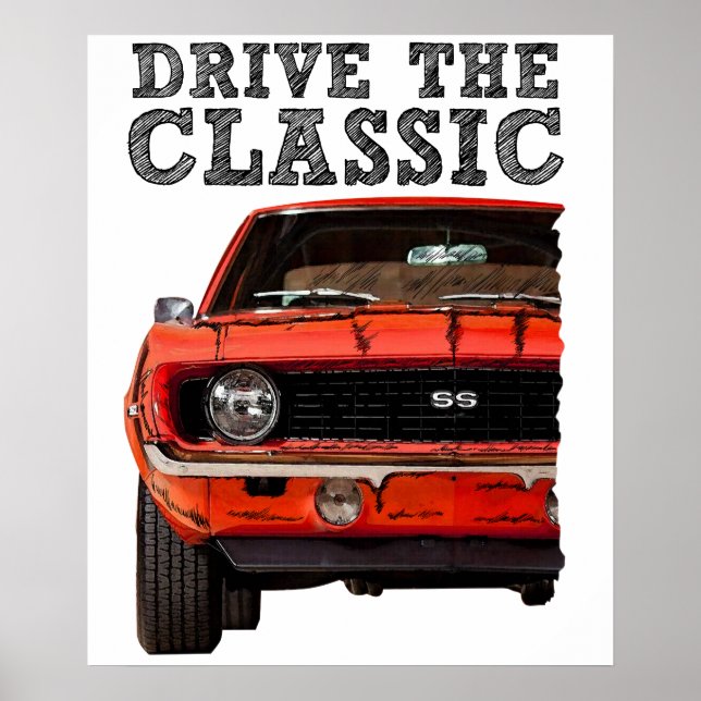 Affiche conduire la classique (Devant)