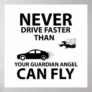 Affiche Conduisez prudemment