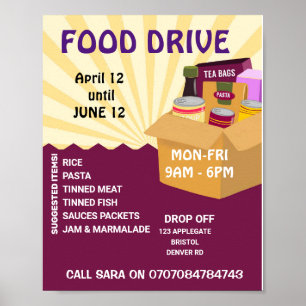 AFFICHE CONDUITE ALIMENTAIRE