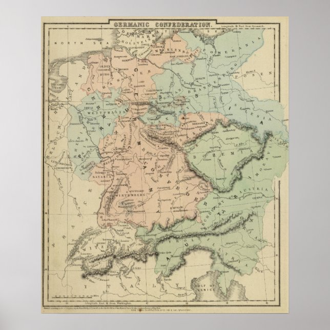 Affiche Confédération germanique (Devant)