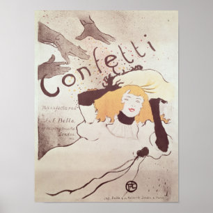 Affiche Confettis, 1893