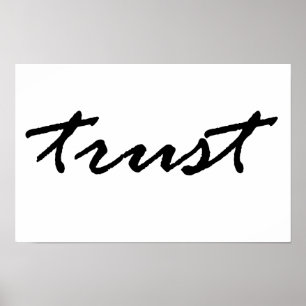 Affiche Confiance