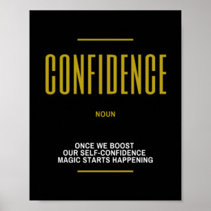 Affiche Confiance Citation Inspirante Sur Le Succès