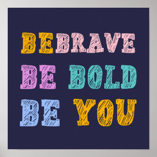 Affiche Confiance colorée - Citation Inspirationnelle de l