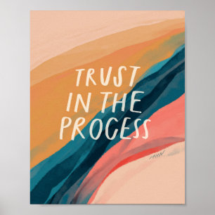 Affiche Confiance dans l'affiche du processus